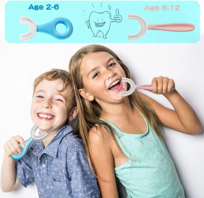 360 degree tooth brush for kids ( ๐๐จ๐ฌ ๐ญ ๐๐๐ง ๐ฎ ๐๐ฅ๐๐ )